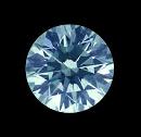 Blue enhanced round cut diamond loose 7 ct. diamond