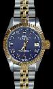 Blue roman dial datejust lady watch SS & yellow gold jubilee bracelet rolex