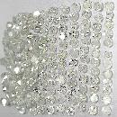1 - 1.25 Pointer star melee diamond parcel 1 carat G/H I2 round cut diamond