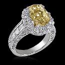 5 ct. canary diamonds anniversary ring white gold new