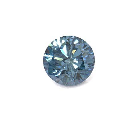 8 ct. blue loose diamond round cut loose diamond