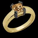 0.75 Ct. Yellow gold brown diamond jewelry ring new