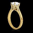 0.75 Ct.diamonds solitaire yellow gold engagement ring