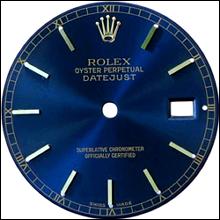 Black stick dial for gents rolex datejust dial man