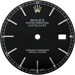 Black stick dial for rolex gents watch datejust dial