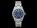 Blue Arabic dial rolex date just watch oyster bracelet datejust