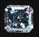 Blue radiant cut loose diamond 0.50 carats diamond