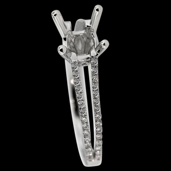 0.65 carat semi mounting diamonds engagement ring jewelry semimount