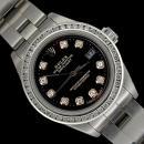 Date just rolex ladies watch oyster bracelet diamond