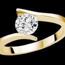 1 carat G SI1 Diamond solitaire engagement diamond ring