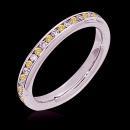 1 ct. diamonds yellow canary eternity wedding band ring