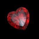 2.5 carat heart cut SI red loose diamond sparkling diamond