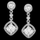 Sparkling diamonds chandelier earrings 3.50 carat diamond earring