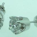 F VS1 2.51 ct. DIAMOND STUDS EARRING studs earrings