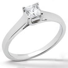 1.25 ct. DIAMOND ring SOLITAIRE princess cut F VS1
