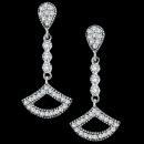 Diamonds chandelier earrings 2.5 carat diamond hanging earring white gold