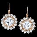 Diamonds dangle earrings pair yellow gold 2.50 carat diamond ear ring