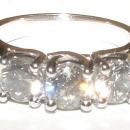 Diamonds ENGAGEMENT RING 3 STONE DIAMOND jewelry 2.15 carat