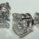 G SI1 diamonds stud post earrings 5 carat ear ring