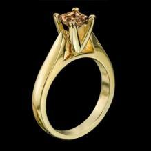 1 carat princess cut brown diamond anniversary ring new