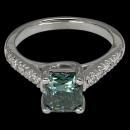 1.25 cts. Radiant center diamond engagement ring new