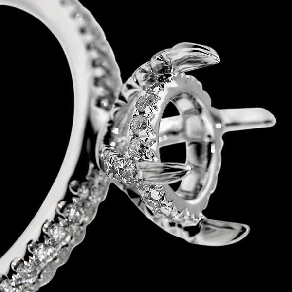 0.75 carats Semi mounting gorgeous diamond ring mounting ring