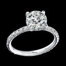 1.51 ct. diamond ring solitaire with accents gold new
