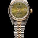 Champagne Arabic dial rolex SS & pink gold jubilee lady watch datejust