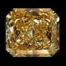 Radiant cut 1 carats brown loose diamond