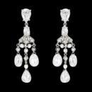 Chandelier diamonds 2.50 carat earring pair white gold ear rings
