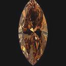 Chocolate brown diamond marquise cut 2 carat loose