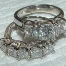 4.5 ct. WHITE GOLD F VVS1 DIAMOND RING wedding band