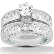 Diamond anniversary ring F VVS1 2.75 ct. diamonds ring