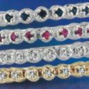 Yellow gold 14K diamonds 0.20 carat engagement band jewelry