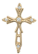 3 carat G VS1 DIAMOND CROSS pendant necklace