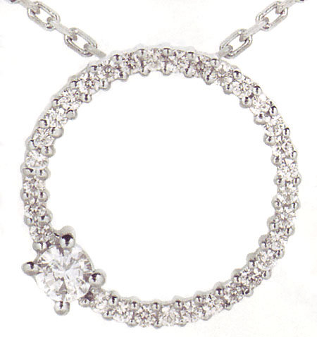 1.37 carats solitaire & Circle of Love Diamond