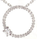 1.37 carats solitaire & Circle of Love Diamond