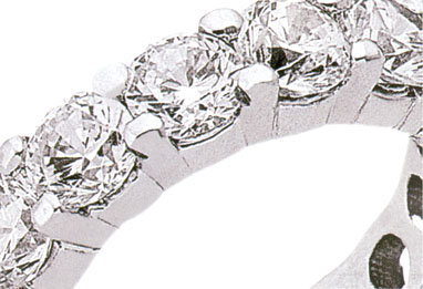 Diamonds 6.0 Ct ETERNITY natural diamond WEDDING BAND !