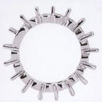 Diamonds 6.52 Ct diamonds WEDDING BAND ring platinum !