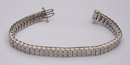 28.8 carats DIAMOND TENNIS CARPET BRACELET VS jewelry