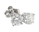 2 carats ROUND DIAMOND STUDS EARRINGS stud earring