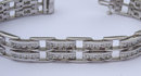10.5 carats DIAMOND TENNIS BRACELET jewelry antique