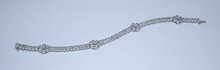 12 carats DIAMOND TENNIS BRACELET VS jewelry FLORAL