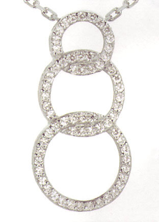 1.62 carats Journey CIRCLE OF LIFE diamond pendant with