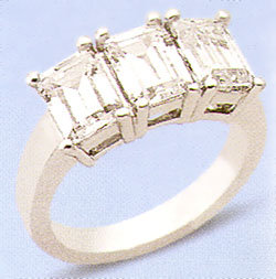 47TH STREET EXTREME BRILLIANCE DIAMOND RING 1.53 CARATS
