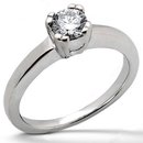 E VVS1 gold 3.0 ct. DIAMOND solitaire NEW engagement