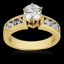 Diamonds G SI1 wedding ring 1.10 carat gold jewelry