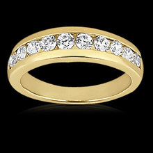 0.65 ct diamonds wedding band gold SPARKLING & NICE