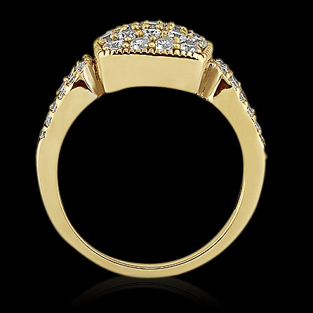 1.20 Ct. diamond wedding ring F VVS1 diamonds gold ring