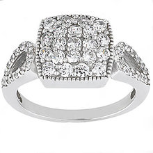 1.20 Ct. diamond wedding ring F VVS1 diamonds gold ring